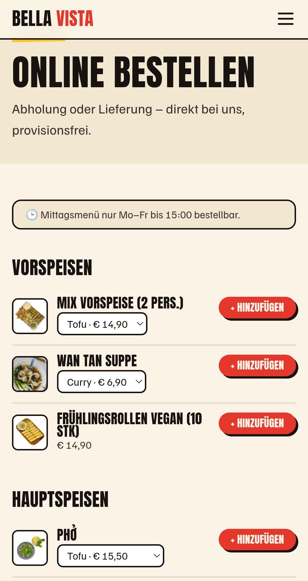 Live-Demo: ein fertiges System auf restaurant.tuan.at